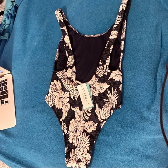 Seafolly Retro Tank Maillot One Piece Royal Horizon - Picture 7 of 9